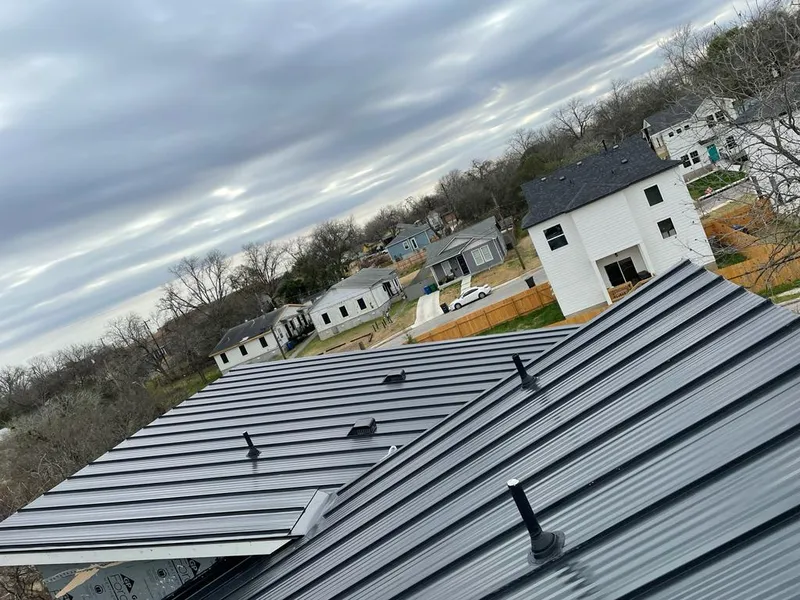 Standing seam metal roof panels with vents for Skylight Repair in Emporia